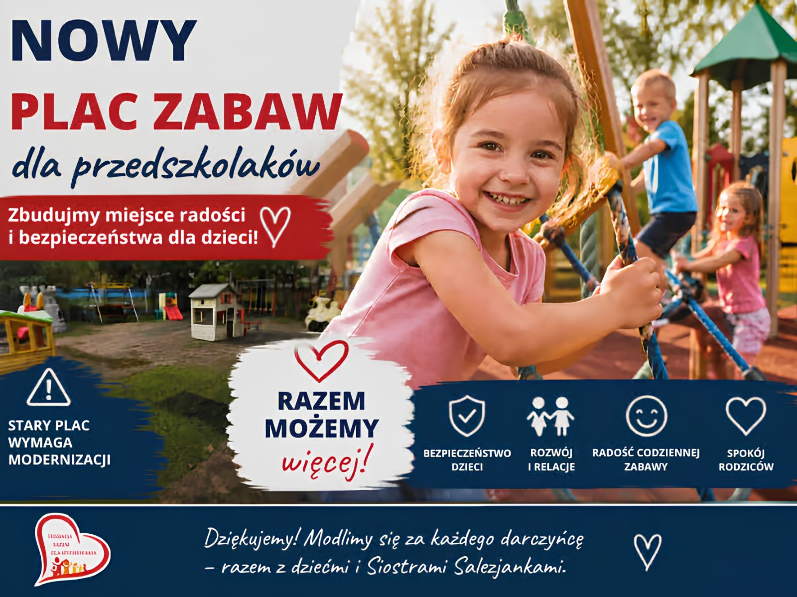 Zbiórka na remont placu zabaw w Łomiankach